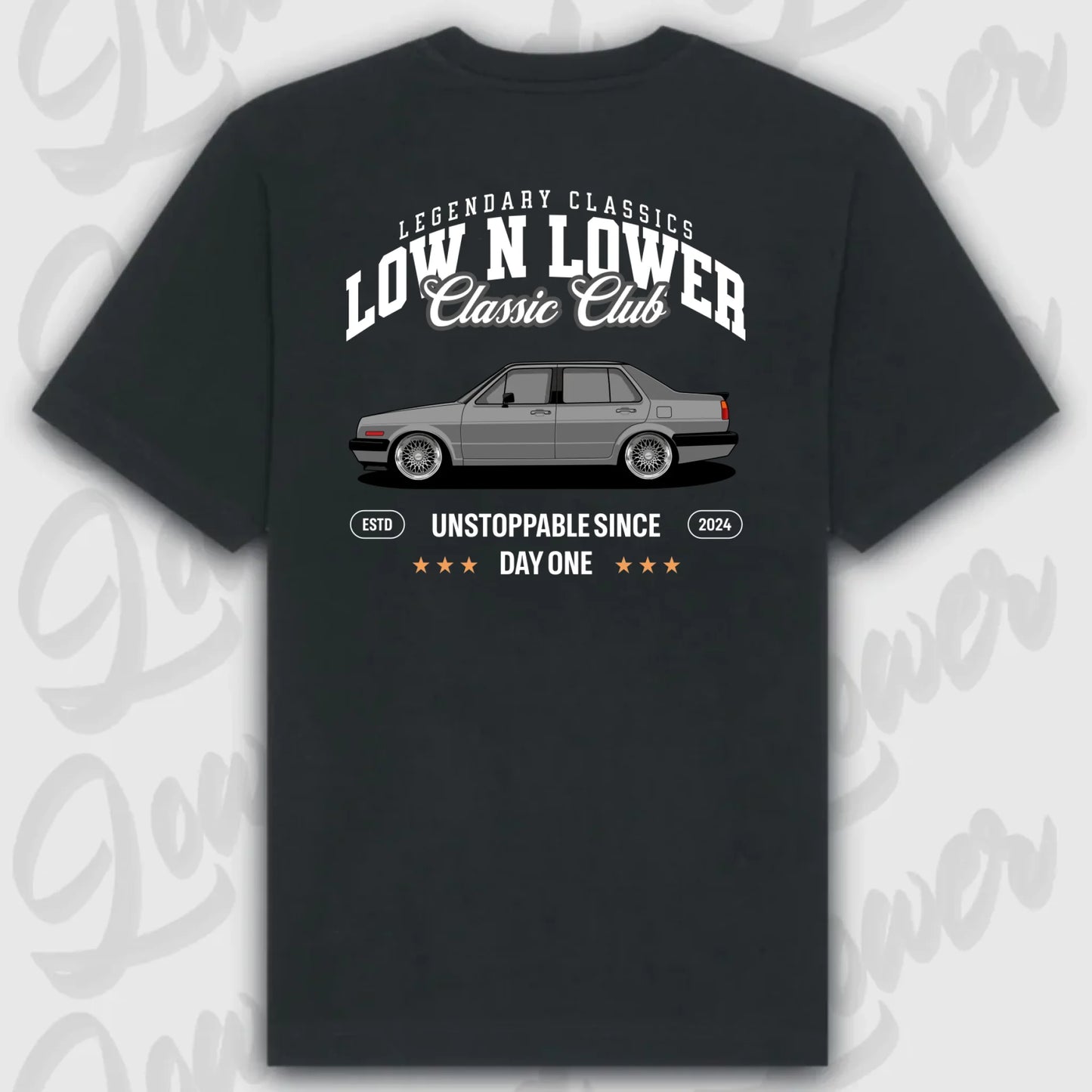T-Shirt Personalisiert Schwarz, VW, BMW, Mercedes, Audi