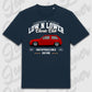 T-Shirt Tuning Cars, Personalisiert Blau, VW, BMW, Audi, Mercedes, Autos