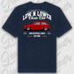 T-Shirt Tuning Cars, Personalisiert Blau Rückseite, VW, B