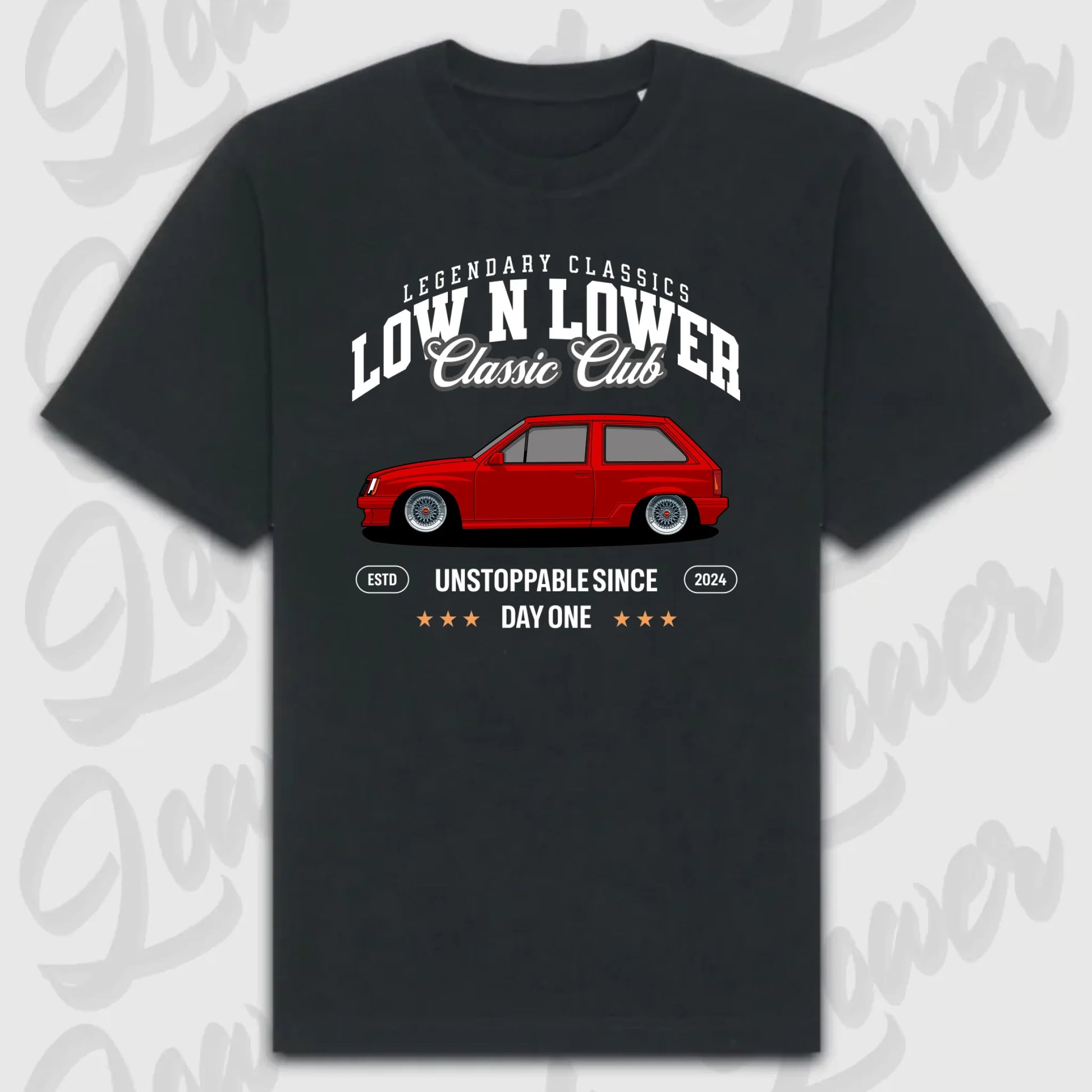 T-Shirt Personalisiert Schwarz, VW, BMW, Mercedes, Audi