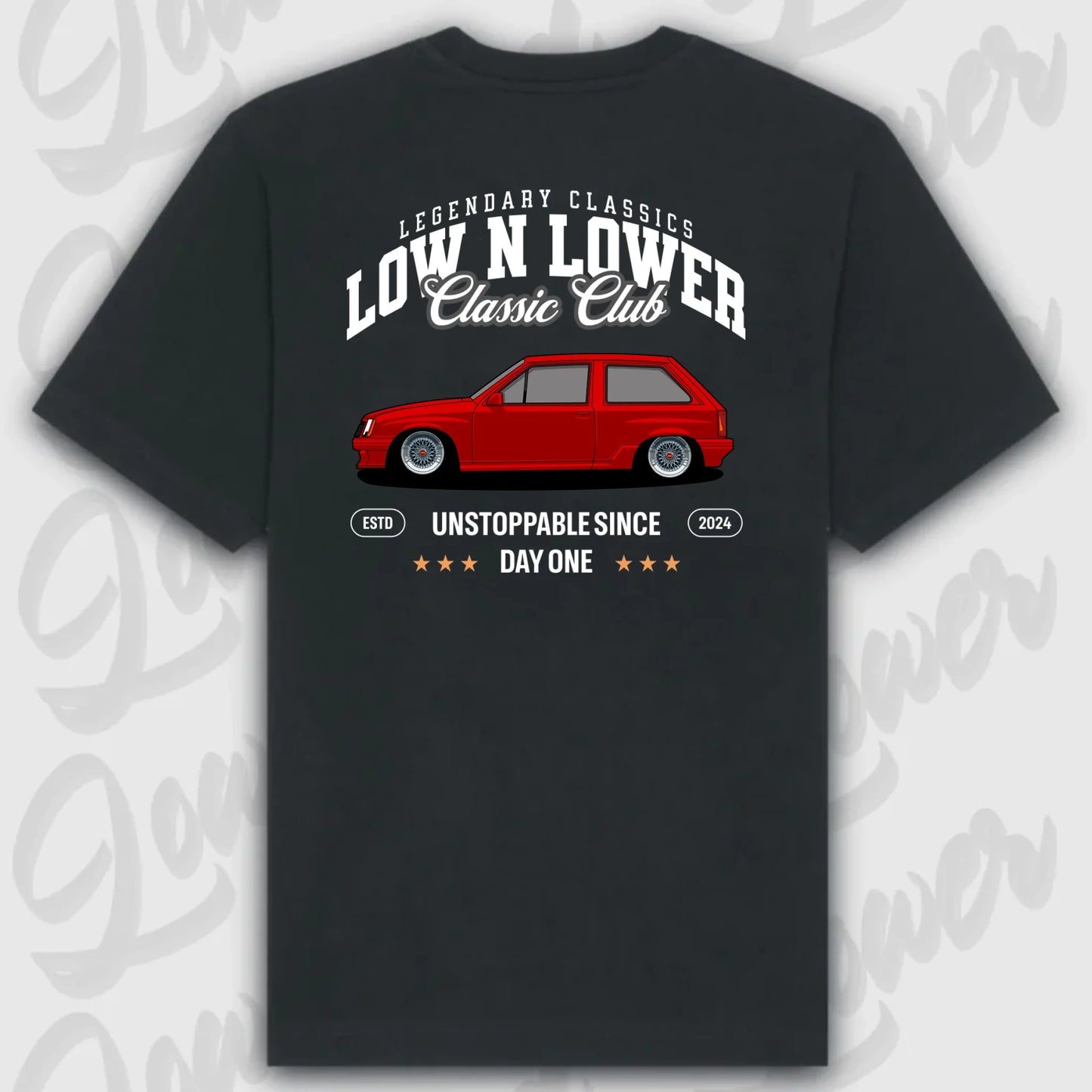 T-Shirt Personalisiert Schwarz, VW, BMW, Mercedes, Audi