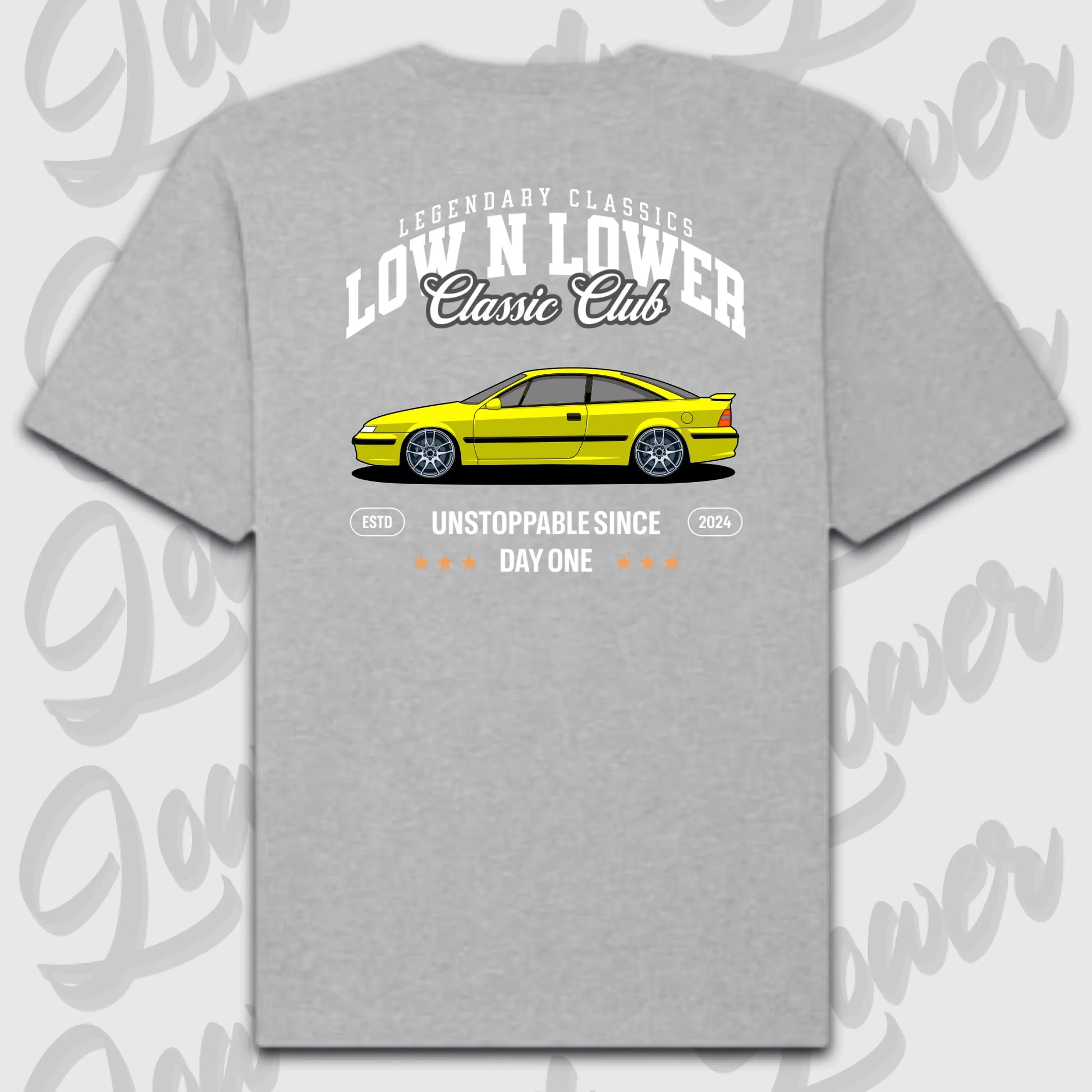 T-Shirt Personalisiert grau, VW, BMW, Mercedes, Audi