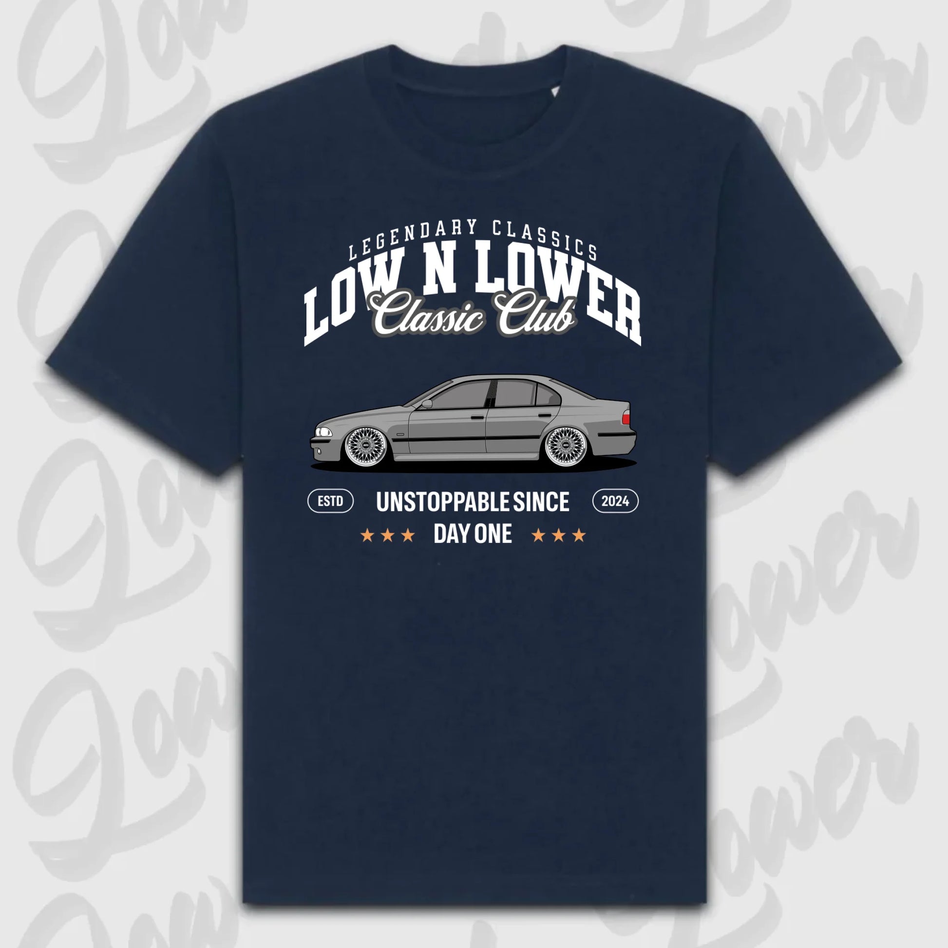 T-Shirt Personalisiert blau, VW, BMW, Mercedes, Audi