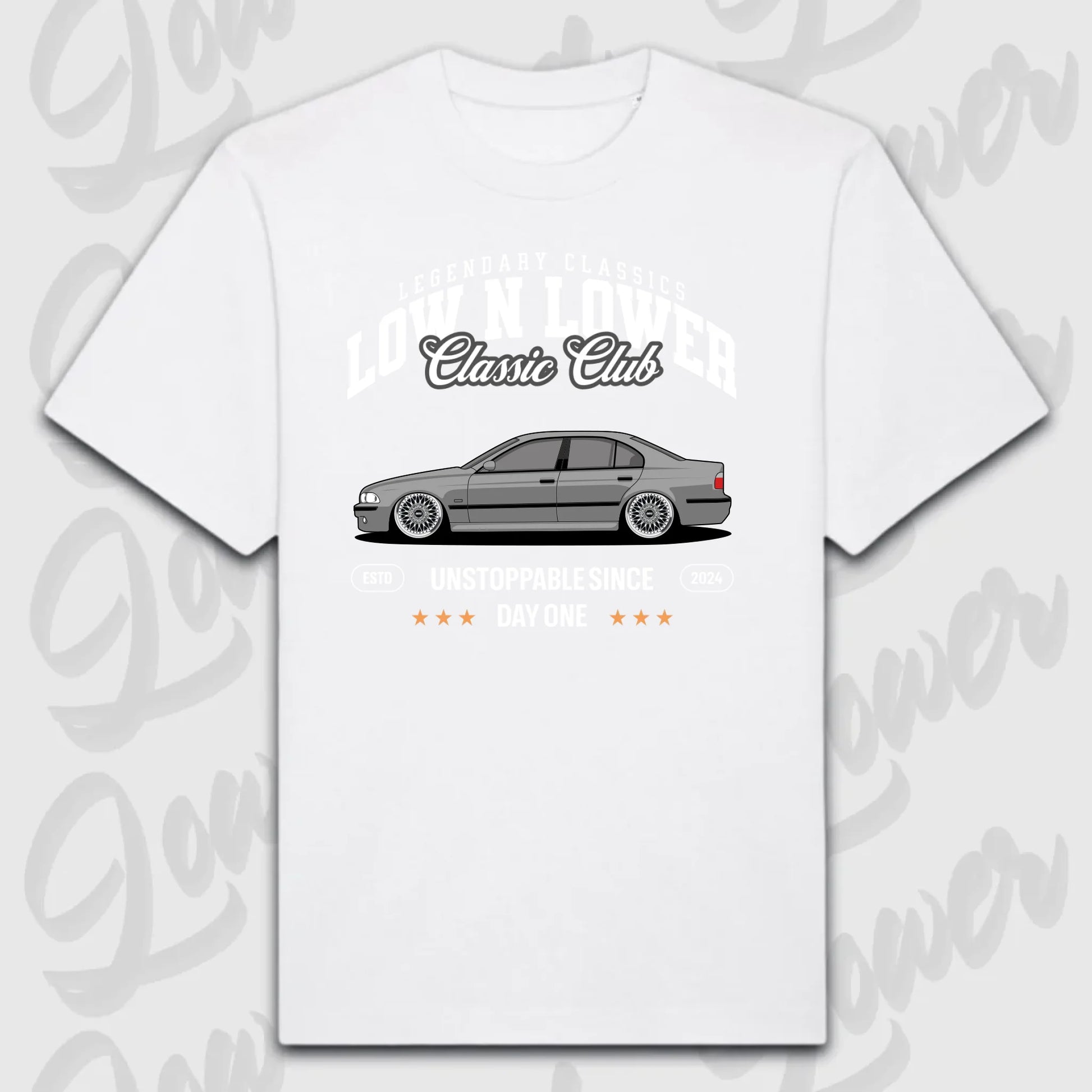 T-Shirt Personalisiert weiß, VW, BMW, Mercedes, Audi