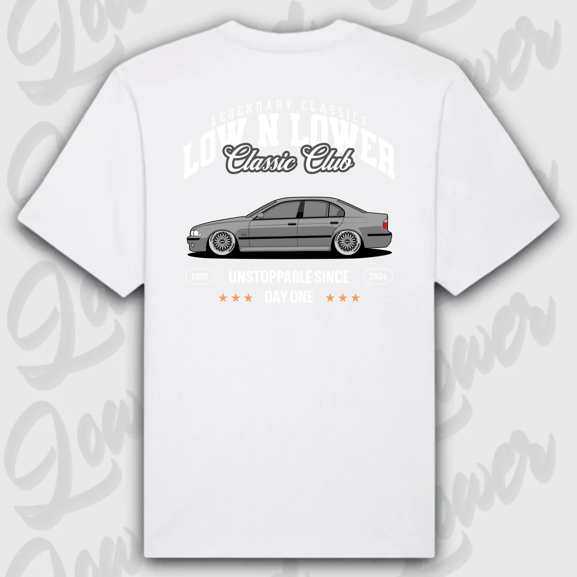 T-Shirt Personalisiert weiß, VW, BMW, Mercedes, Audi