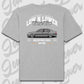 T-Shirt Personalisiert grau, VW, BMW, Mercedes, Audi