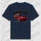 T-Shirt Personalisiert blau, VW, BMW, Mercedes, Audi