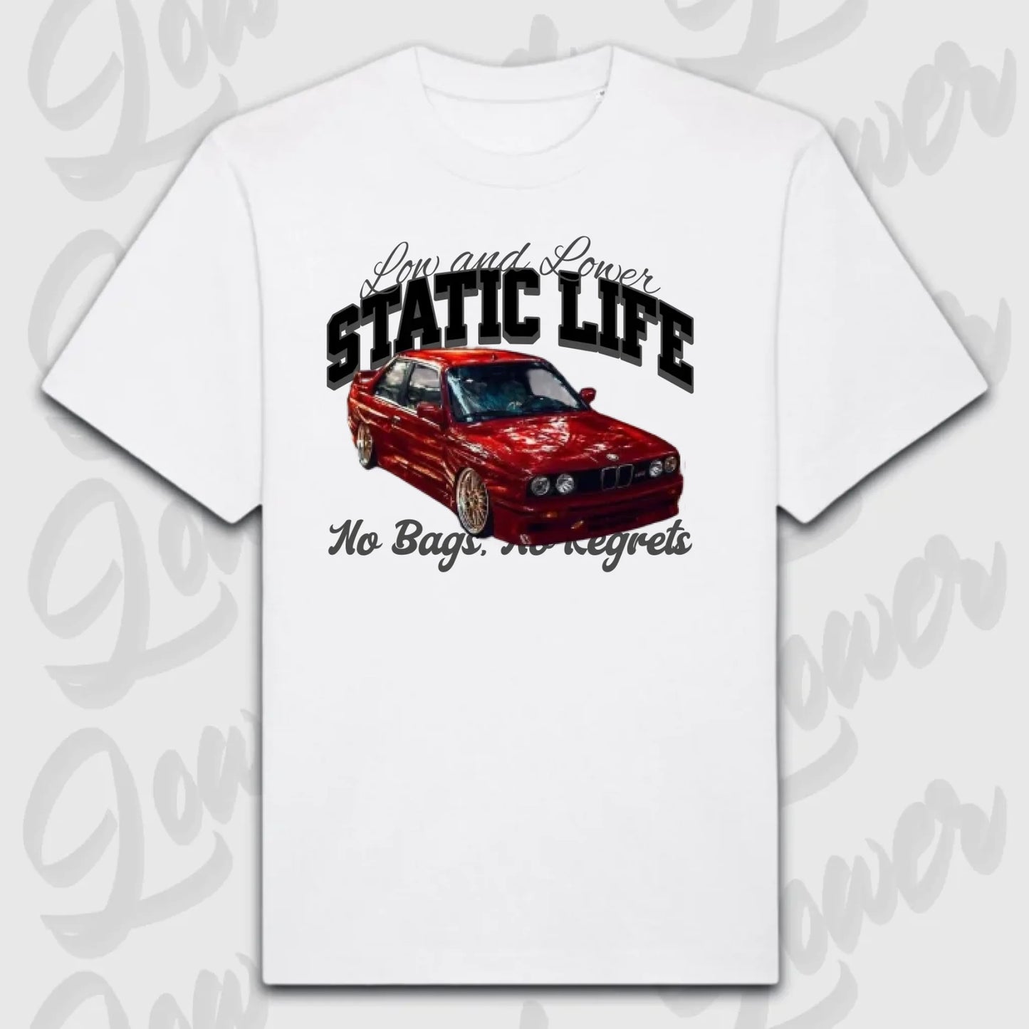 T-Shirt Personalisiert weiß, VW, BMW, Mercedes, Audi