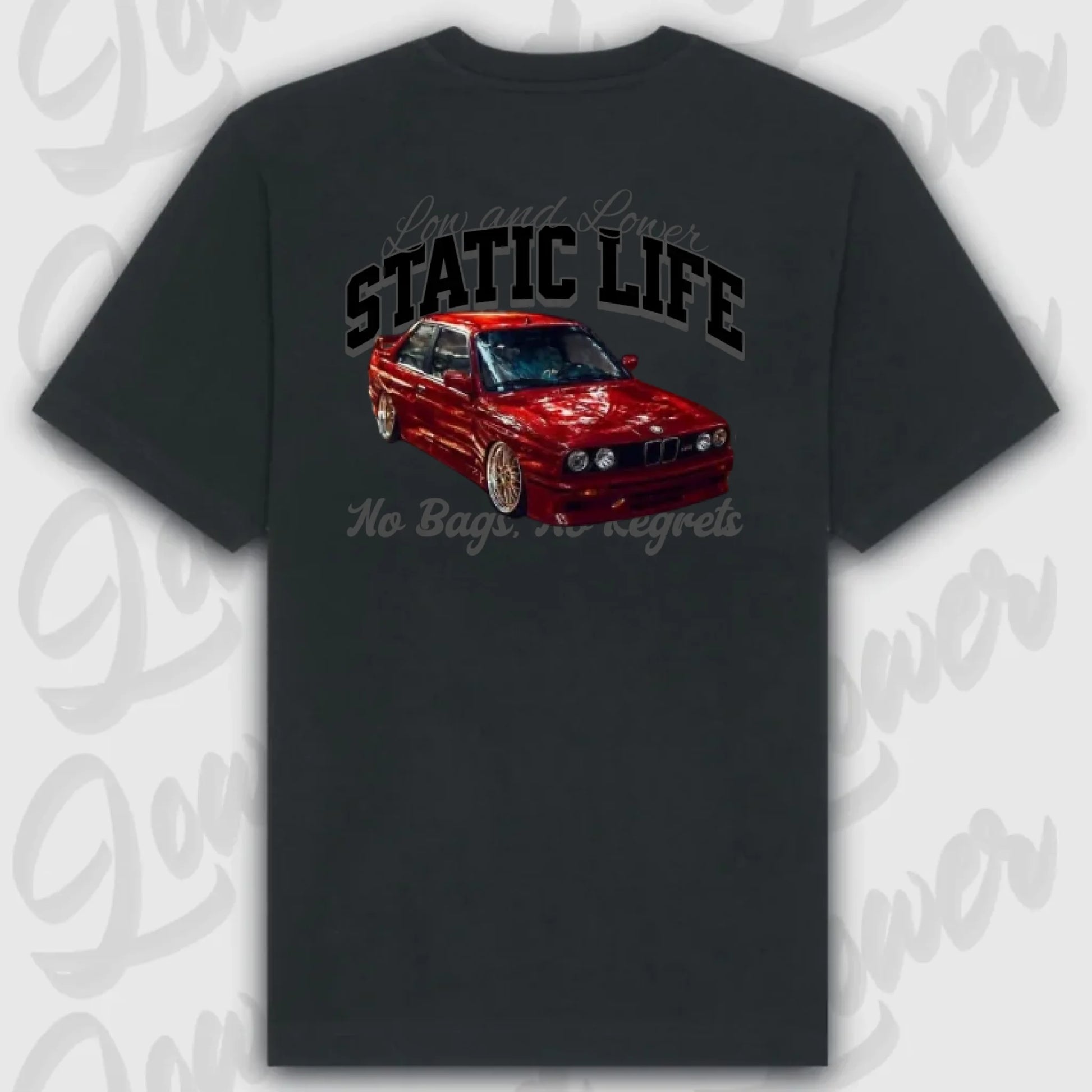 T-Shirt Personalisiert Schwarz, VW, BMW, Mercedes, Audi