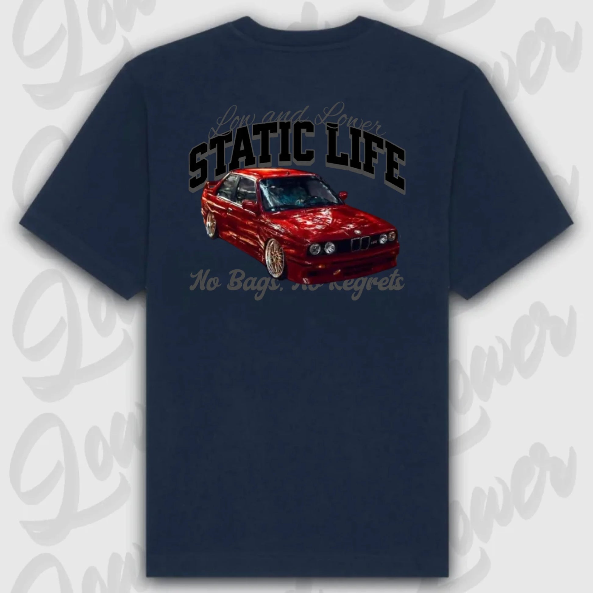 T-Shirt Personalisiert blau, VW, BMW, Mercedes, Audi