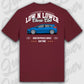 T-Shirt Tuning Cars, Personalisiert Rot Rückseite, VW, B