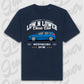 T-Shirt Personalisiert blau, VW, BMW, Mercedes, Audi