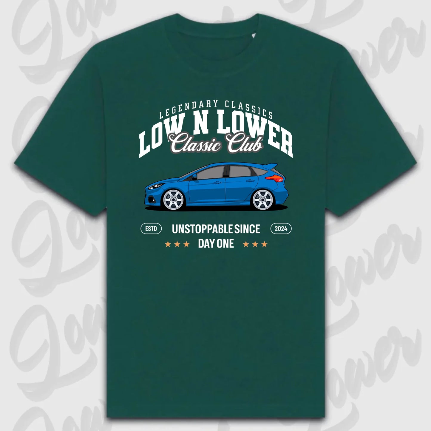 T-Shirt Personalisiert grün, VW, BMW, Mercedes, Audi