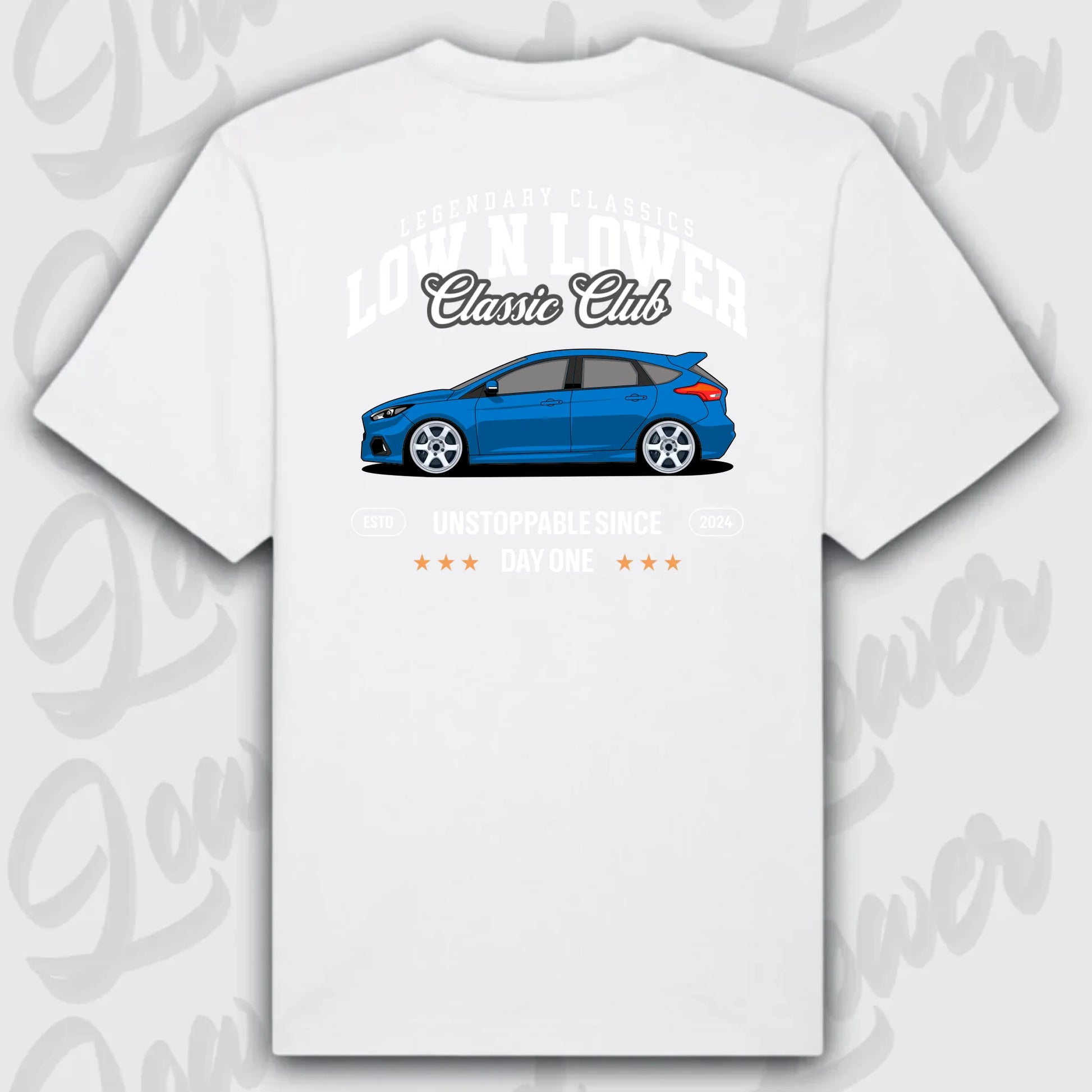 T-Shirt Personalisiert weiß, VW, BMW, Mercedes, Audi
