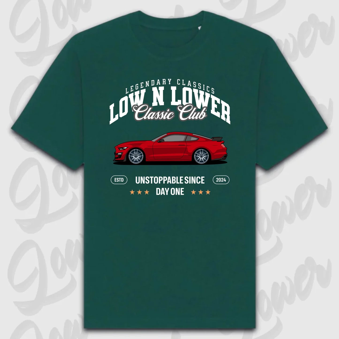 T-Shirt Personalisiert grün, VW, BMW, Mercedes, Audi