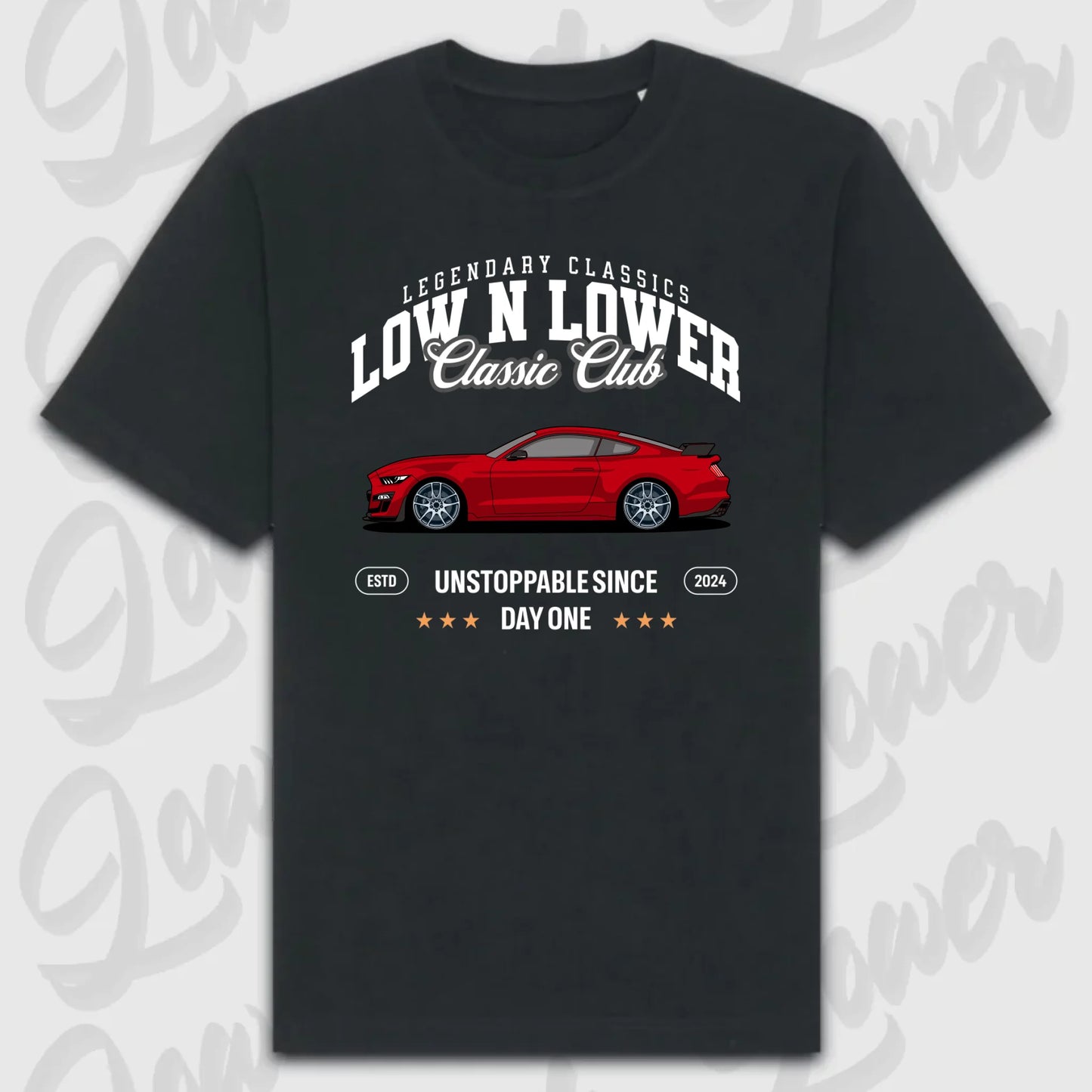 T-Shirt Personalisiert Schwarz, VW, BMW, Mercedes, Audi