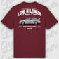T-Shirt Tuning Cars, Personalisiert Rot Rückseite, VW, B