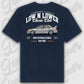 T-Shirt Tuning Cars, Personalisiert Blau Rückseite, VW, B