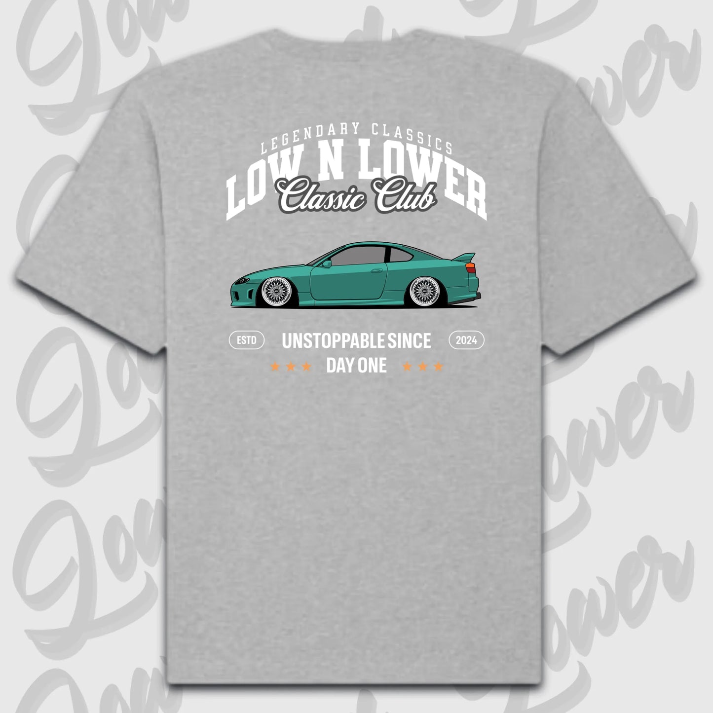 T-Shirt Personalisiert grau, VW, BMW, Mercedes, Audi