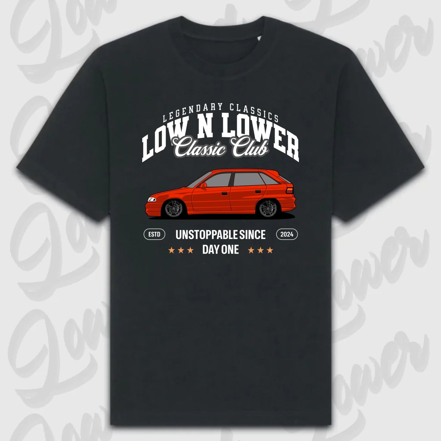 T-Shirt Personalisiert Schwarz, VW, BMW, Mercedes, Audi