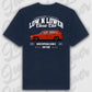 T-Shirt Personalisiert blau, VW, BMW, Mercedes, Audi