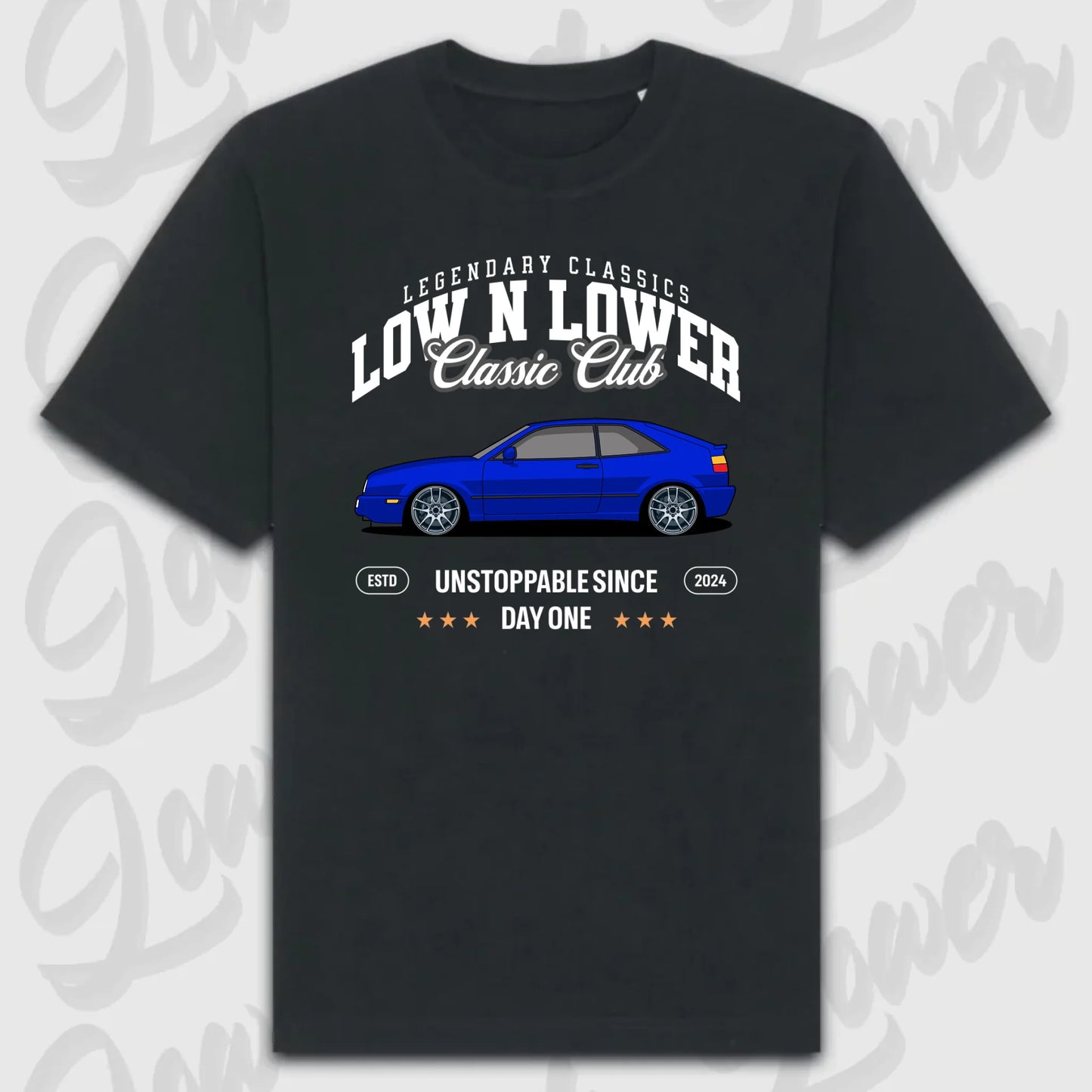 T-Shirt Personalisiert Schwarz, VW, BMW, Mercedes, Audi
