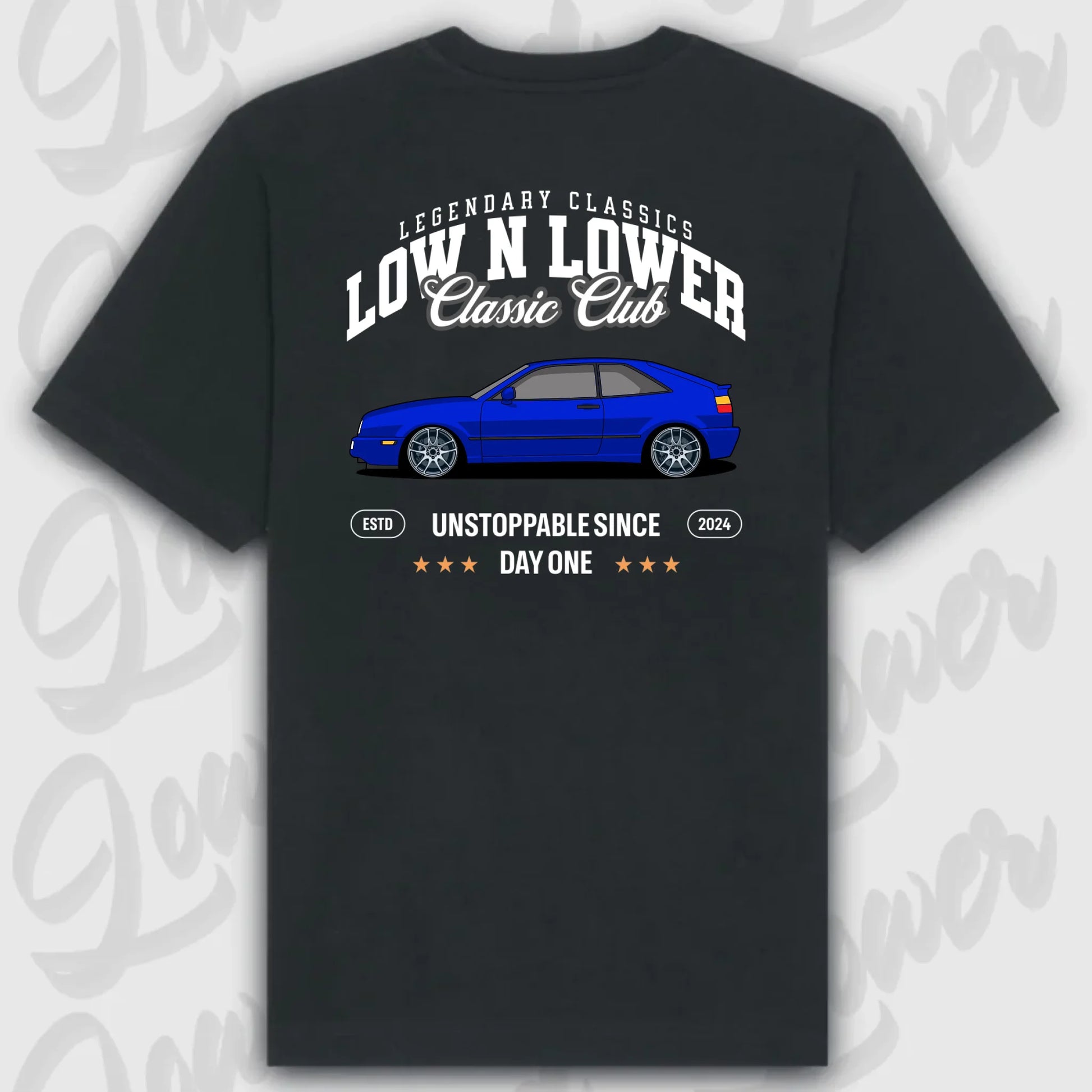 T-Shirt Personalisiert Schwarz, VW, BMW, Mercedes, Audi