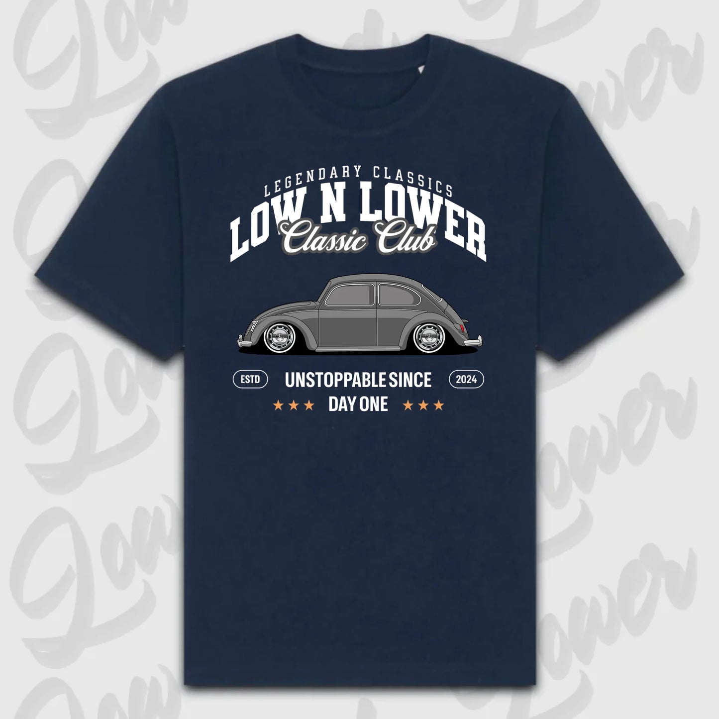 T-Shirt Personalisiert blau, VW, BMW, Mercedes, Audi
