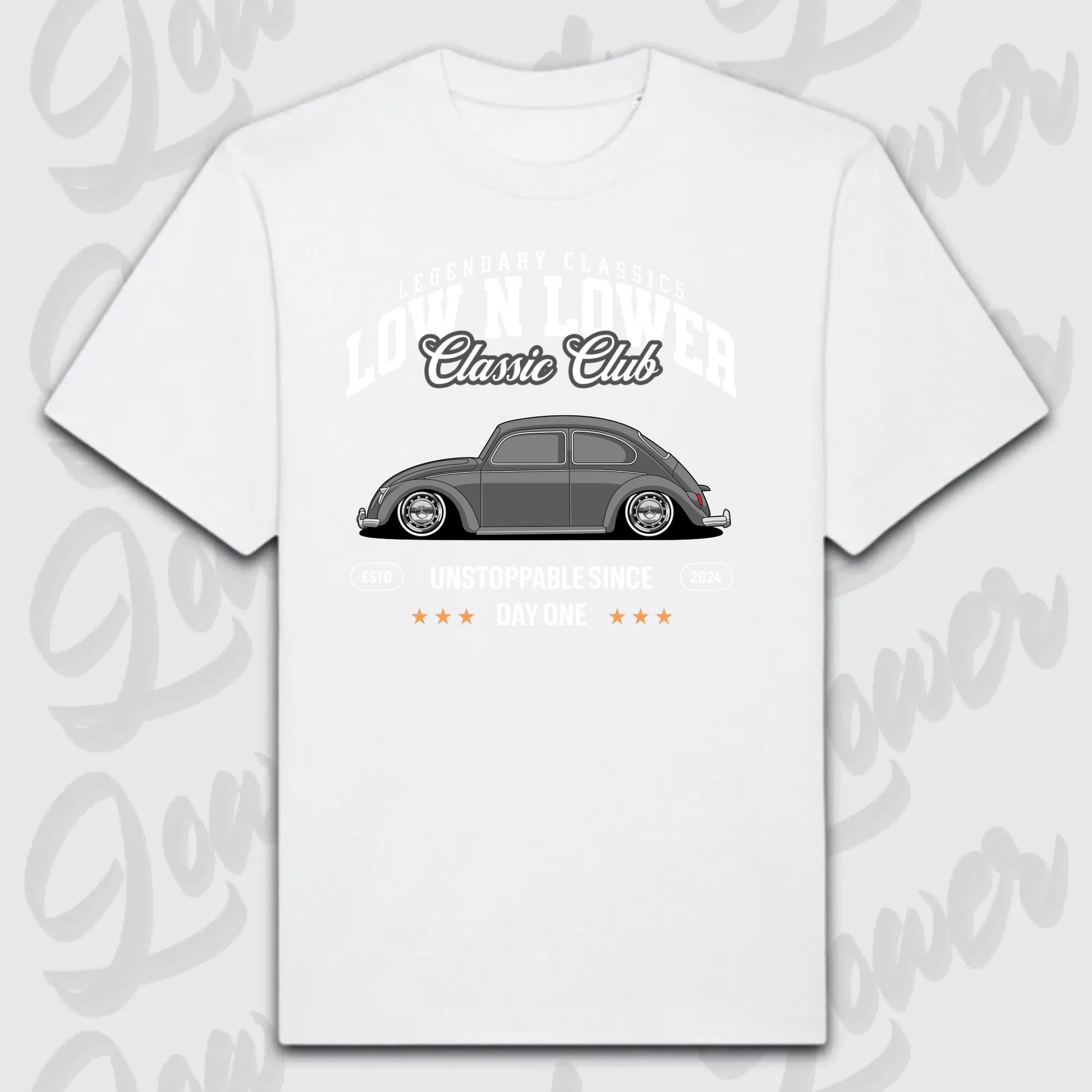 T-Shirt Personalisiert weiß, VW, BMW, Mercedes, Audi