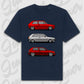T-Shirt Personalisiert blau, VW, BMW, Mercedes, Audi