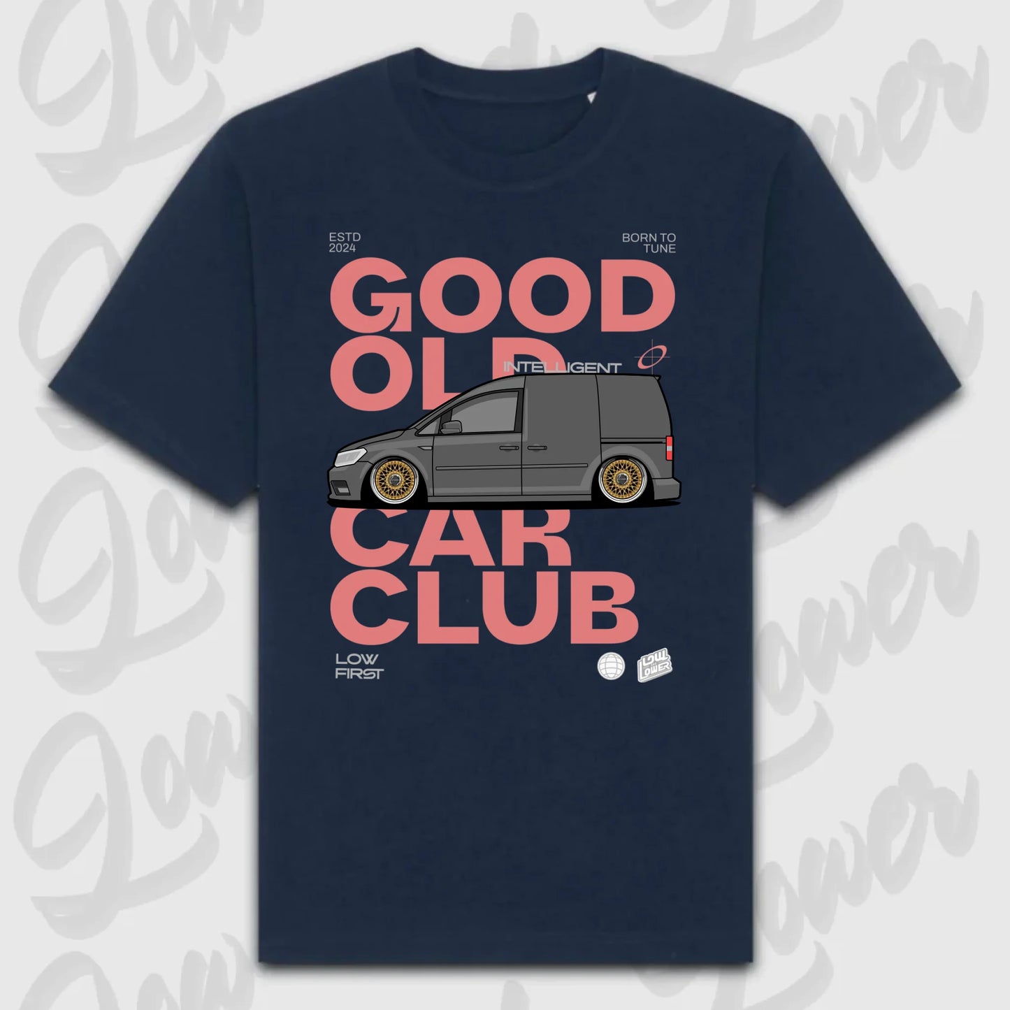 T-Shirt Personalisiert blau, VW, BMW, Mercedes, Audi