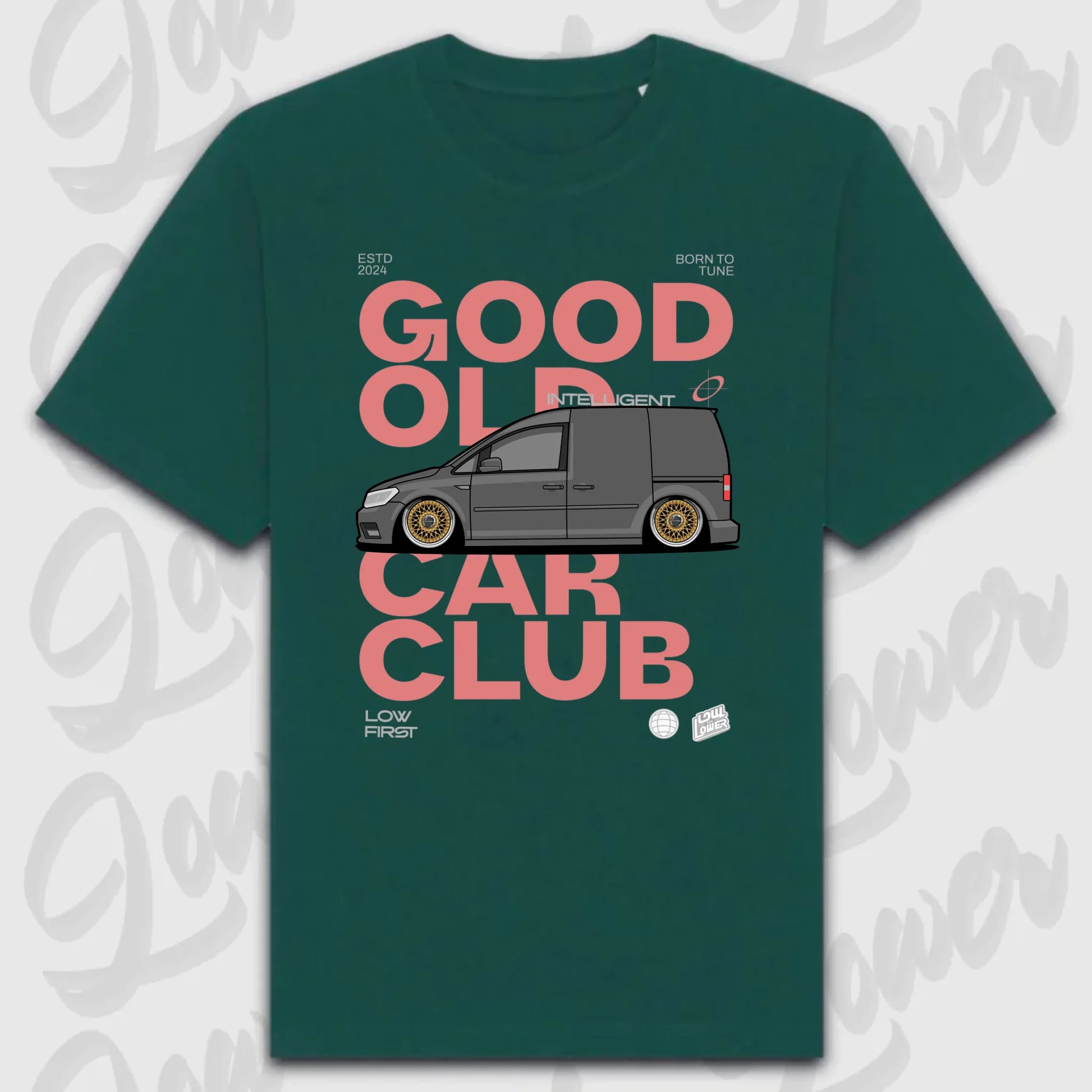 T-Shirt Personalisiert grün, VW, BMW, Mercedes, Audi