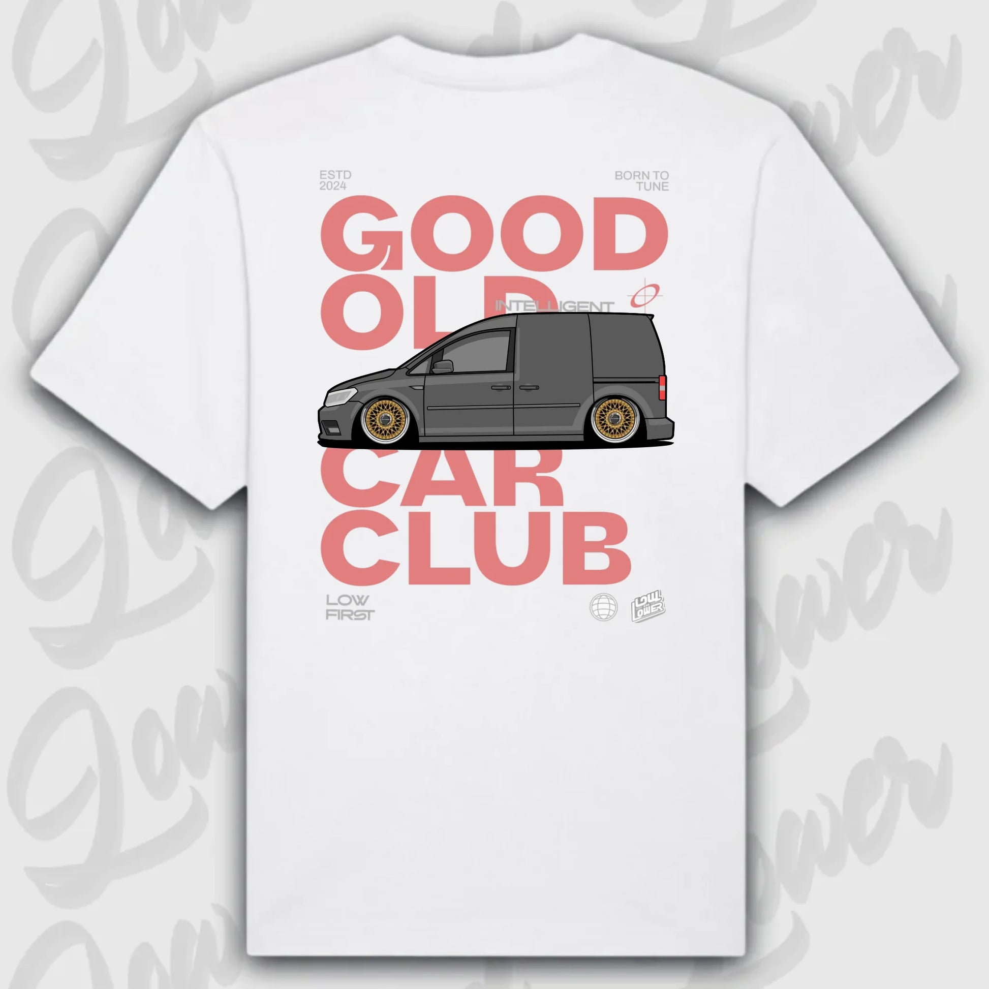 T-Shirt Personalisiert weiß, VW, BMW, Mercedes, Audi