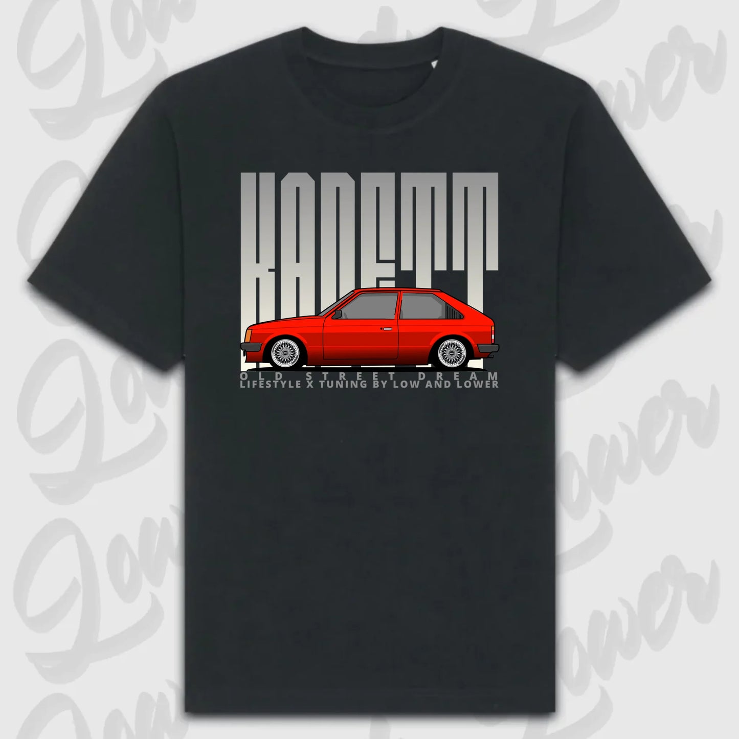 T-Shirt Personalisiert Schwarz, VW, BMW, Mercedes, Audi