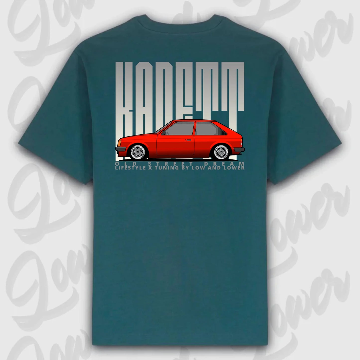 T-Shirt Personalisiert grün, VW, BMW, Mercedes, Audi