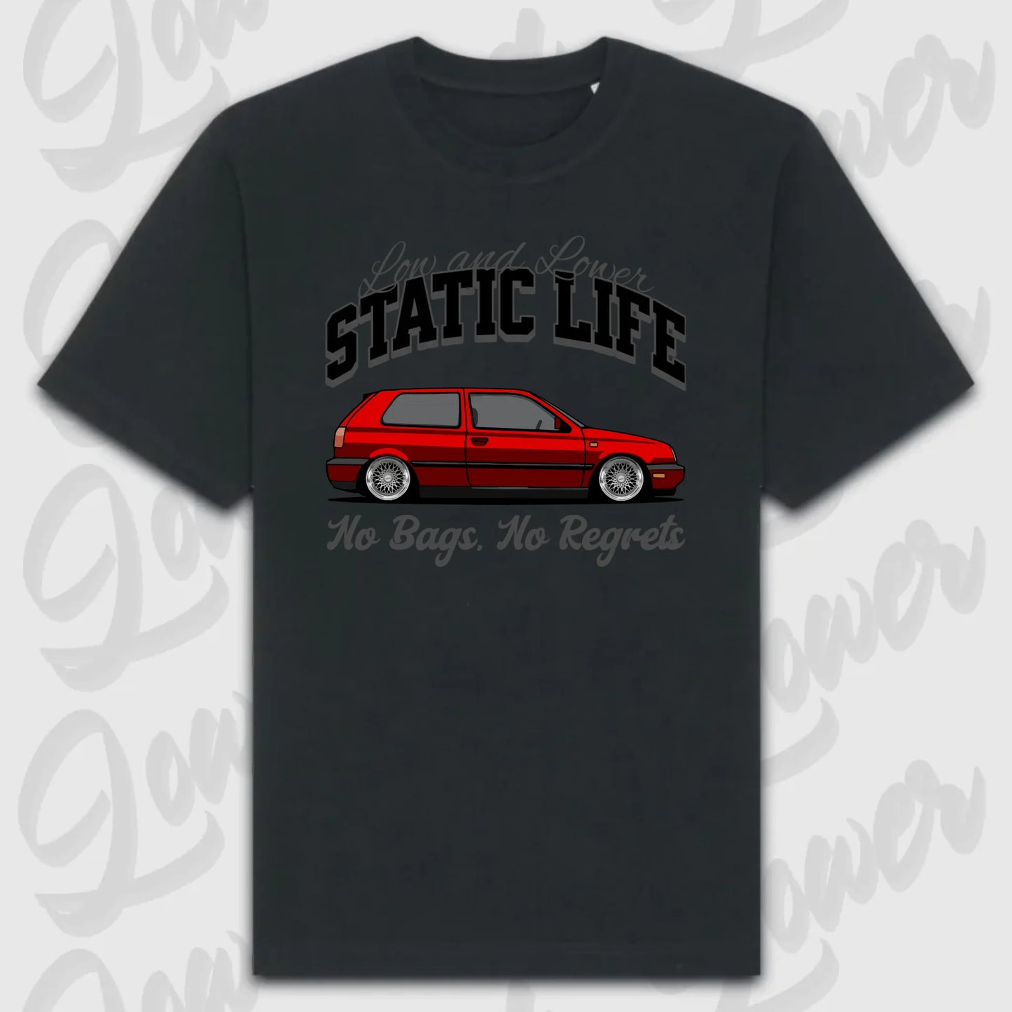 T-Shirt Personalisiert Schwarz, VW, BMW, Mercedes, Audi