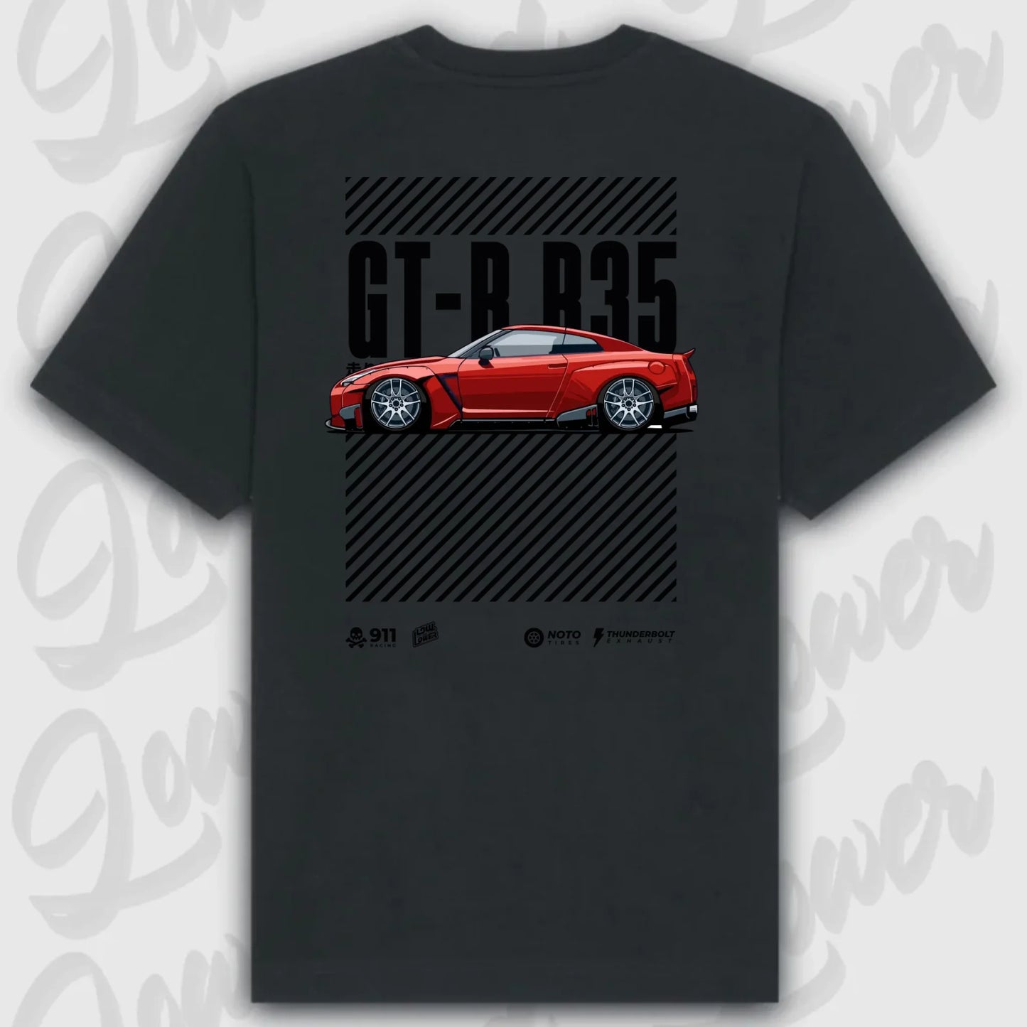 T-Shirt Personalisiert Schwarz, VW, BMW, Mercedes, Audi