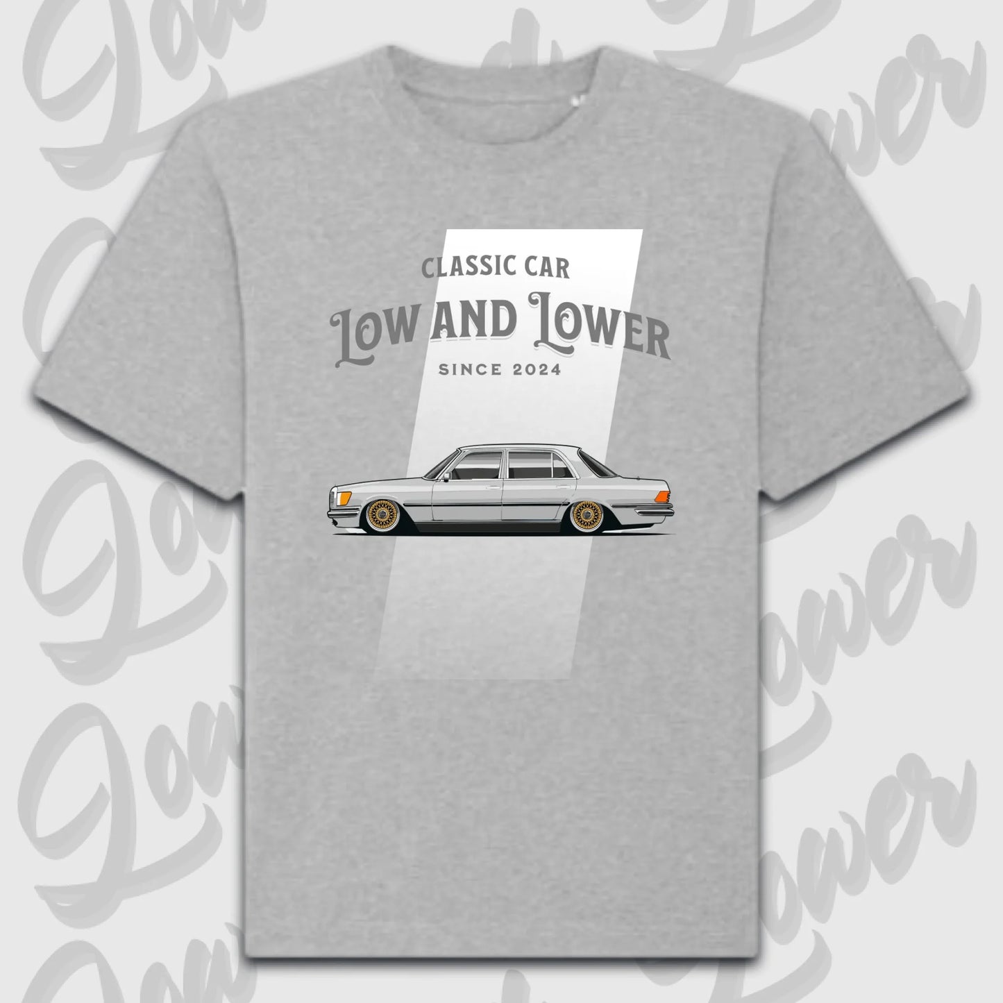 T-Shirt Personalisiert grau, VW, BMW, Mercedes, Audi