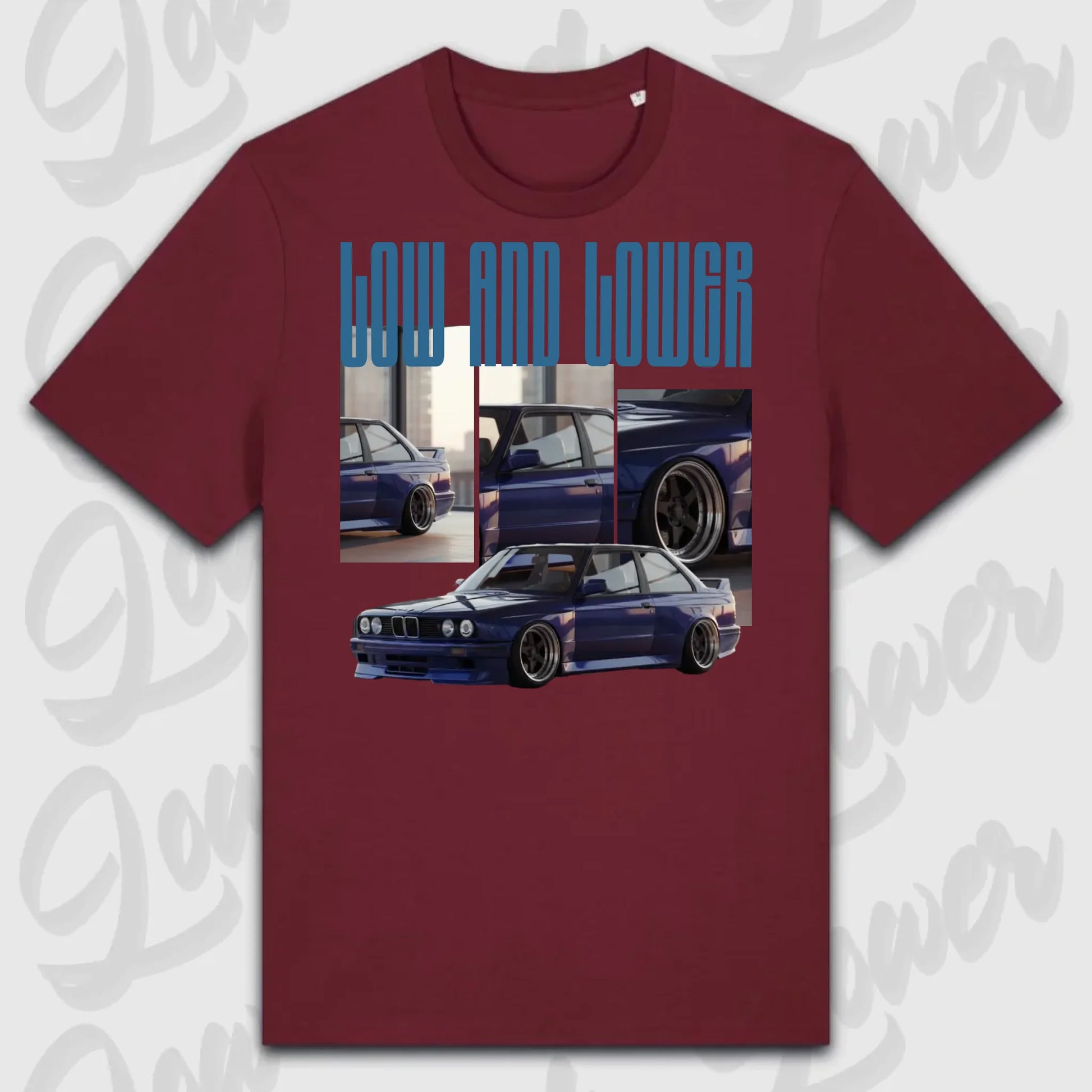 T-Shirt Tuning Cars, Personalisiert Rot, VW, BMW, Audi, Mercedes, Autos