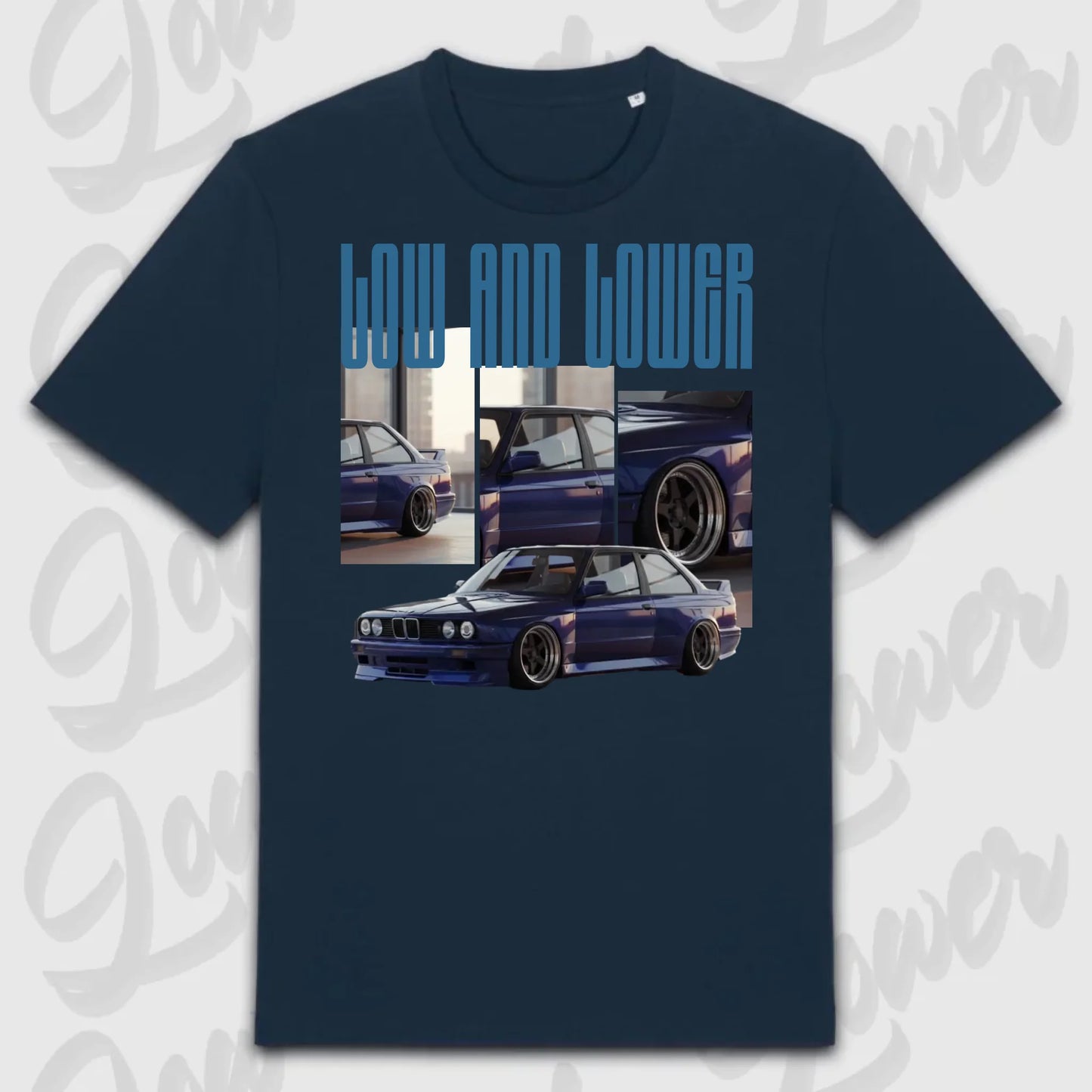 T-Shirt Tuning Cars, Personalisiert Blau, VW, BMW, Audi, Mercedes, Autos