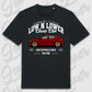 Schwarzes Standard T-Shirt Ibiza mit personalisiertem Auto-Motiv