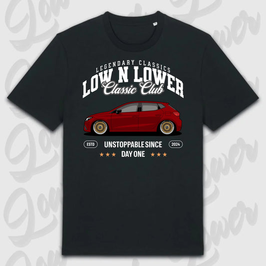 T-Shirt Tuning Cars, Personalisiert Schwarz, VW, BMW, Audi, Mercedes, Autos