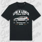 Schwarzes Standard T-Shirt Scirocco 3 mit personalisiertem Auto-Motiv