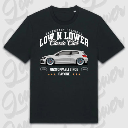 T-Shirt Tuning Cars, Personalisiert Schwarz, VW, BMW, Audi, Mercedes, Autos