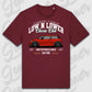 T-Shirt Tuning Cars, Personalisiert Rot, VW, BMW, Audi, Mercedes, Autos
