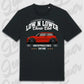 Schwarzes Standard T-Shirt Mini Cooper mit personalisiertem Auto-Motiv
