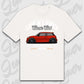 T-Shirt Tuning Cars, Personalisiert Weiß, VW, BMW, Audi, Mercedes, Autos