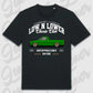 Schwarzes Standard T-Shirt Caddy 1 mit personalisiertem Auto-Motiv