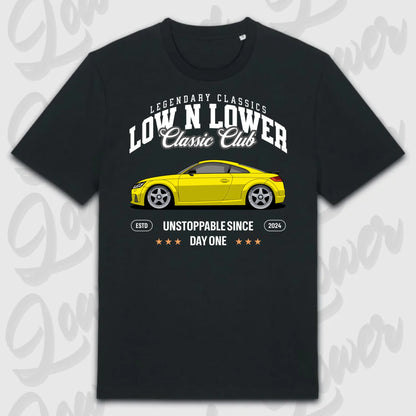 T-Shirt Tuning Cars, Personalisiert Schwarz, VW, BMW, Audi, Mercedes, Autos
