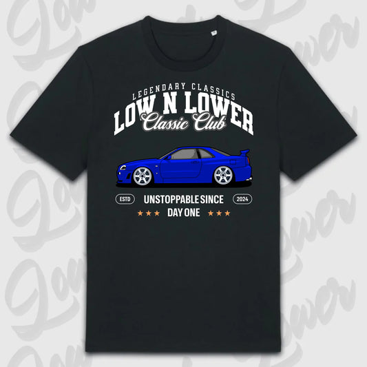 T-Shirt Tuning Cars, Personalisiert Schwarz, VW, BMW, Audi, Mercedes, Autos